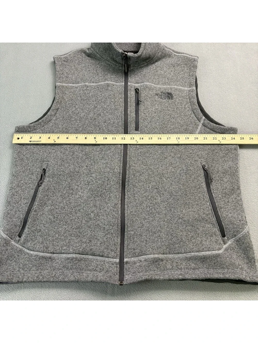 The North Face Gordon Lyons Fleece Sweater Vest Size XXL (Fits Smaller) Gray